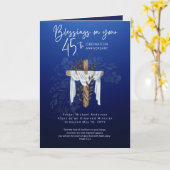 第45回叙勲記念牧師 カード (黄色い花)