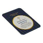 第45回叙勲記念祭司サファイア金ゴールド マグネット (右側)