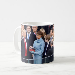 第45大統領としてドナルド・トランプ誓の コーヒーマグカップ