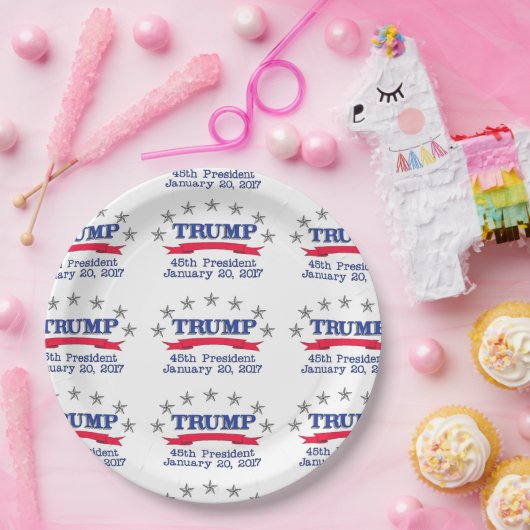 第45大統領を切札で取って下さい ペーパープレート (パーティー)