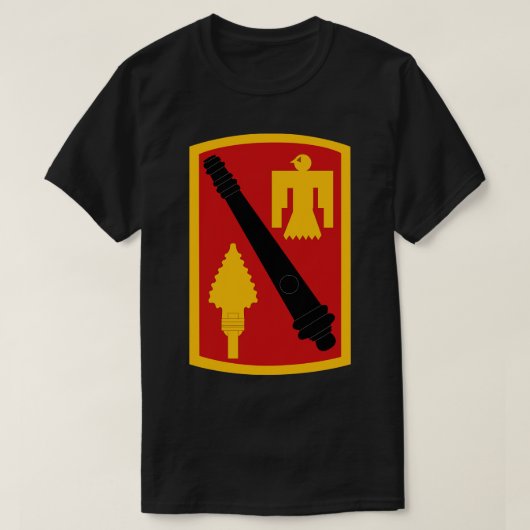 第45砲兵火旅団をテキストに Tシャツ (デザイン正面)