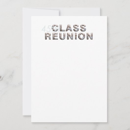 第45種懇親会 招待状 (正面)