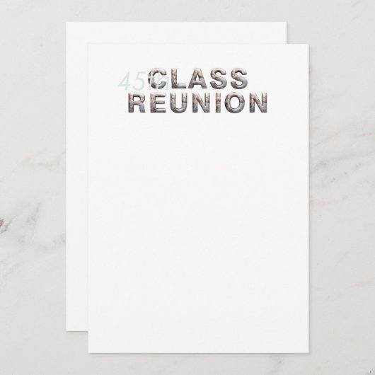 第45種懇親会 招待状 (正面/裏面)