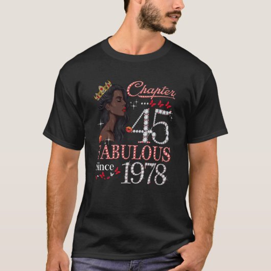 第45章1978年45誕生日女王 Tシャツ (正面)