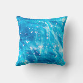 第45結婚記念日のサファイアのパーティーライト クッション (裏面)