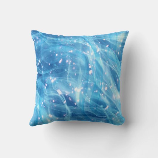 第45結婚記念日のサファイアのパーティーライト クッション (裏面)