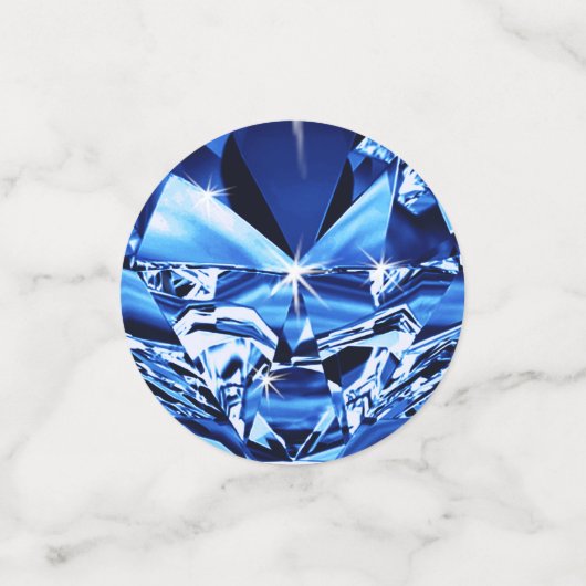 第45結婚記念日のテーブルの装飾 コンフェッティ (スモール正面)