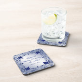 第45結婚記念日のプラスチックコースターセット コースター (右側)