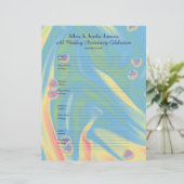 第45記念日のハートの来客名簿のサインインのページ (スタンド正面)