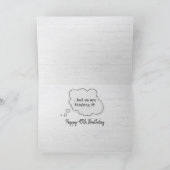 第45誕生日ペリカンユーモア カード (内部)