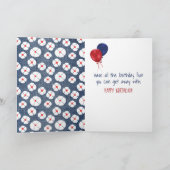 第45誕生日棒少女（赤気球） カード (内部)