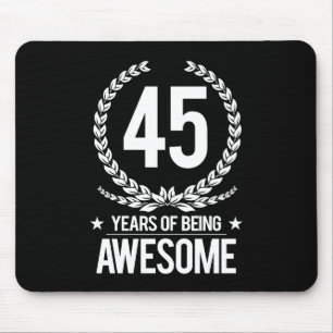 第45誕生日(素晴らしい45あ年間の) マウスパッド