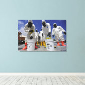 第457化学大隊の米兵 キャンバスプリント (インサイチュ (ウッドフロア))