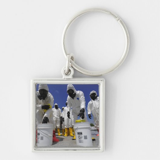 第457化学大隊の米兵 キーホルダー (正面)