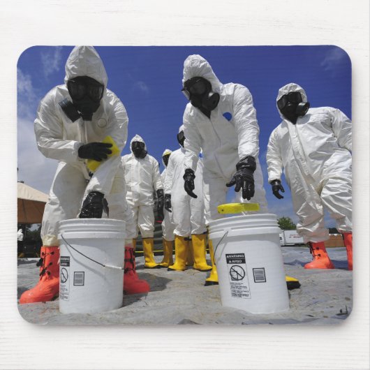 第457化学大隊の米兵 マウスパッド (正面)