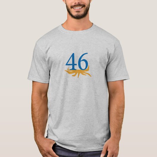 第46期大統領顔マスク(フィルタースロット付き) Tシャツ (正面)