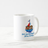 第46結婚記念日猿のためのギフト コーヒーマグカップ (正面右)