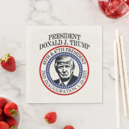 第47代大統領ドナルド・トランプ就任記念テープ スタンダードランチョンナプキン