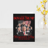 第47代米国大統領就任式 トランプ 202 カード (黄色い花)