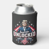 第47位解放 トランプ大統領就任日  缶クーラー (缶正面)