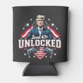 第47位解放 トランプ大統領就任日  缶クーラー (正面)