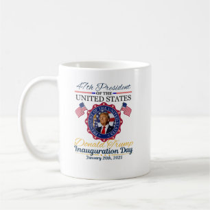第47回ドナルド・トランプ大統領就任式デー コーヒーマグカップ