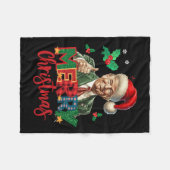 第47回ドナルド・トランプ大統領就任日1月2日 フリースブランケット (正面(横))