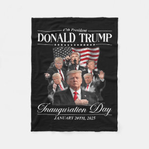 第47回ドナルド・トランプ大統領就任日1月2日 フリースブランケット