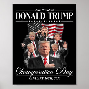 第47回ドナルド・トランプ大統領就任日1月2日 ポスター