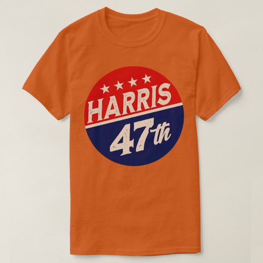 第47回大統領の選挙運動レトロデザインT Tシャツ (デザイン正面)