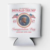 第47回大統領ドナルド・トランプ45 47就任式の日 缶クーラー (正面)