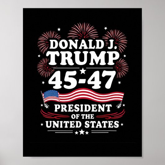 第47期大統領ドナルド・トランプ就任式の日1 ポスター (正面)