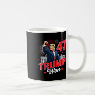 第47期大統領ドナルド・トランプ就任式の日5 コーヒーマグカップ