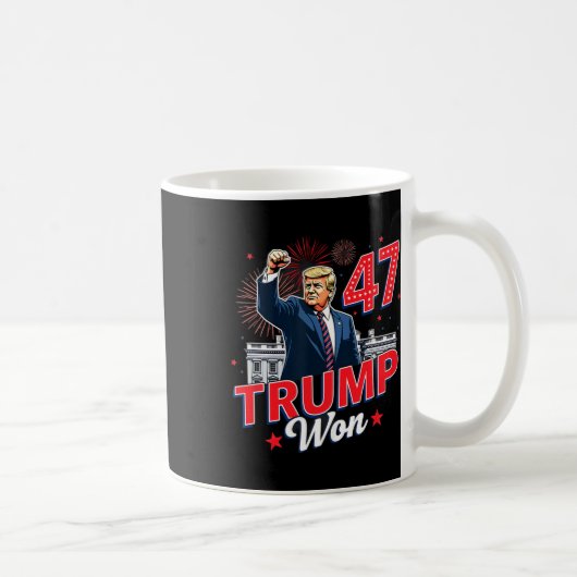 第47期大統領ドナルド・トランプ就任式の日5 コーヒーマグカップ (右)