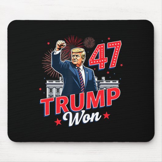 第47期大統領ドナルド・トランプ就任式の日5 マウスパッド (正面)