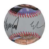 第47期大統領ドナルド・トランプ&エロン・ムスク野球 野球ボール (裏面)