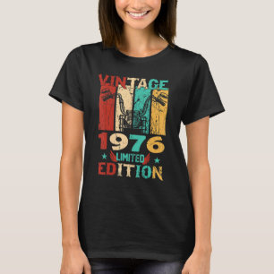 第47誕生日ヴィンテージ1976限定版47 Yrs Tシャツ