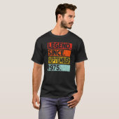 第47誕生日伝説1975年9月以来47年 Tシャツ (正面フル)