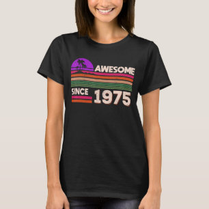 第47誕生日女子1975素晴らし年以来 Tシャツ