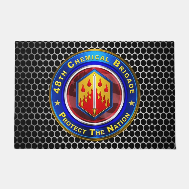 第48旅団「戦闘で証明」 ドアマット (正面)