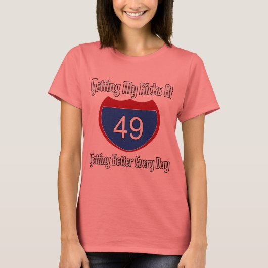 第49回バースデーパーティーのプレゼント Tシャツ (正面)