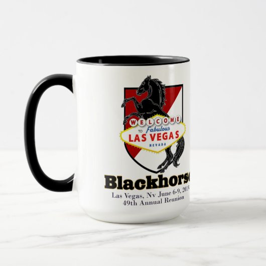 第49回記念ブラックホース懇親会コーヒーマグ マグカップ (左)