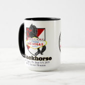 第49回記念ブラックホース懇親会コーヒーマグ マグカップ (正面左)