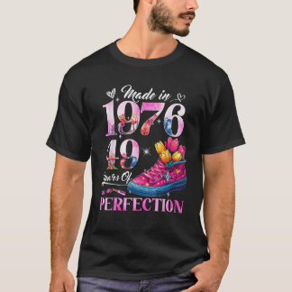 第49章EST 1976年49歳の贈り物49歳の誕生日 Tシャツ