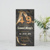 第49誕生日モバイル招待状 案内状 (スタンド正面)