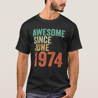 第49誕生日女性男性向け素晴らしギフト6月1日より Tシャツ