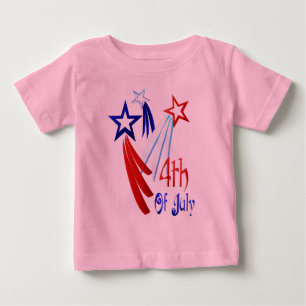第4 7月のワイシャツの ベビーTシャツ