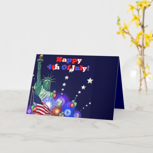 第4 7月の挨拶状の カード (黄色い花)