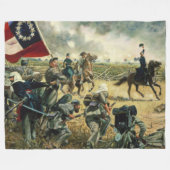 第4 MANASSAS 1861年のアラバマ フリースブランケット (正面(横))