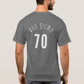 第4 MiniReunionのワイシャツ Tシャツ (裏面)